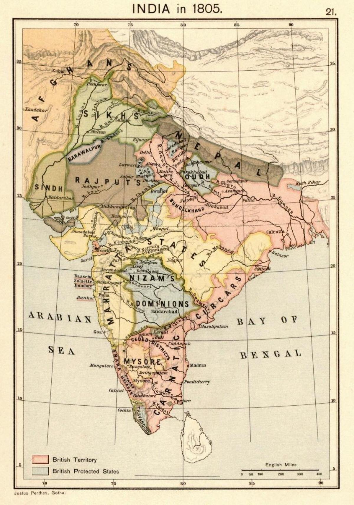 kat jeyografik nan nepal anvan 1816