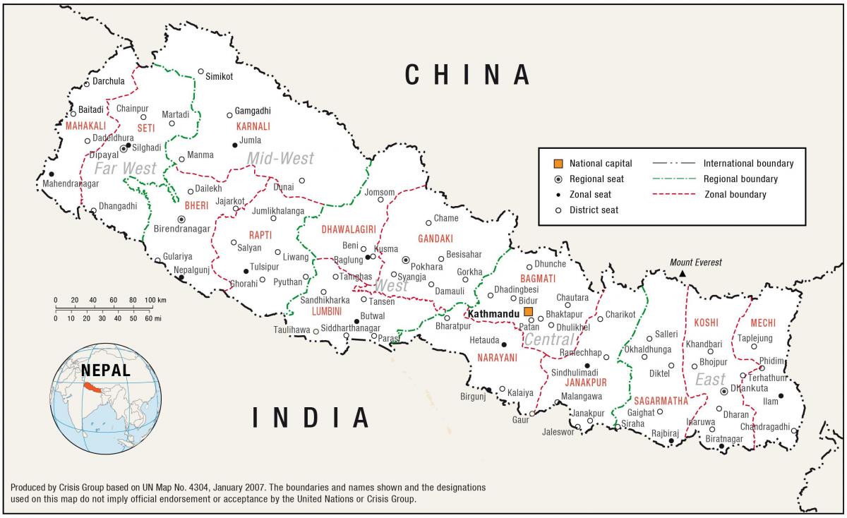 Kat jeyografik nan kay nepal