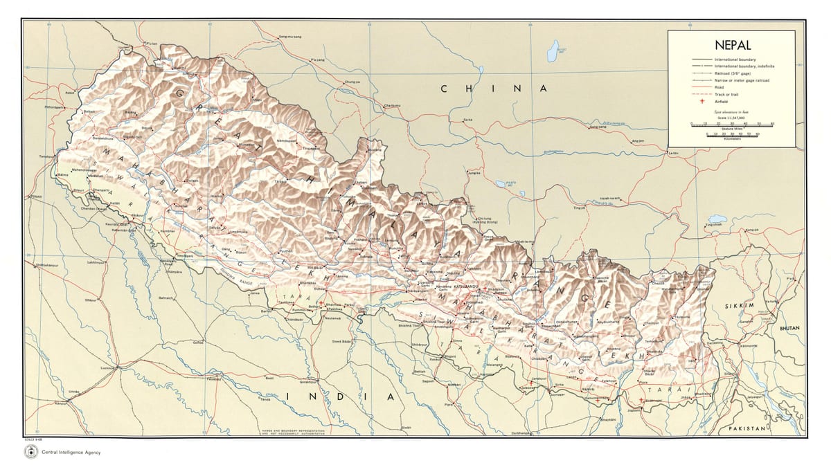 nepal tren wout kat jeyografik