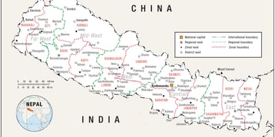 Kat jeyografik nan kay nepal