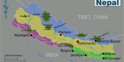 Mt everest nepal kat jeyografik
