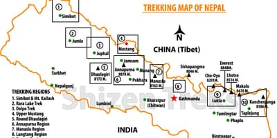 Nepal charyo kat jeyografik